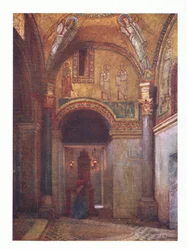San Zenos kapell i S Prassede, från Rom, publicerat av A & C Black Ltd, 1925